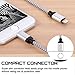 EverDigi 3Pack 3FT Lightning to USB Cable, Premium Nylon Braided Charging Cable Cord Compatible with iPhone 7/7 Plus/6/6s/6 plus/6s plus, iPhone 5/5s/5c,iPad, iPod & More (White)