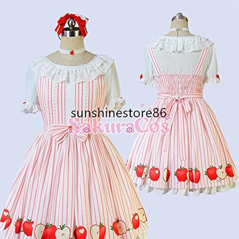 Amazon ノーブランド品 豪華修正版 A3 エースリー 夏組 瑠璃川幸 もぎたてア ラ モード ロリータワンピース コスプレ衣装 全セット コスプレ 仮装 通販