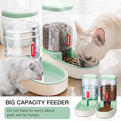 UniqueFit Pets Cats Dogs Automatic Waterer and Food Feeder 3.8 L with 1 Water Dispenser and 1 Pet Automatic Feeder - Image 6
