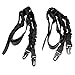 Shootmy Multi-Use Adjustable Rifle Gun Slings Tactical 2 Point Straps with Shoulder Pad Sling Swive for Outdoor Sports, Hunting,Pack of 2, Black
