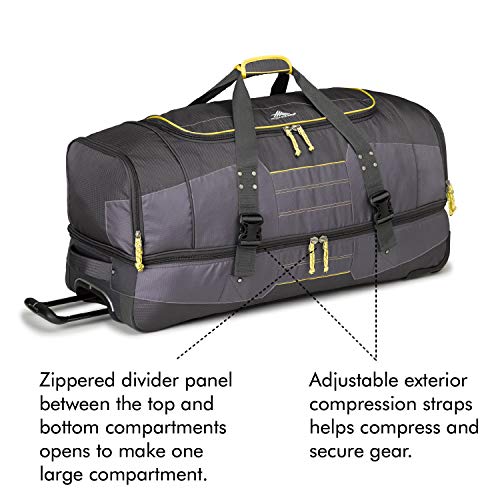 high sierra wheeled duffel bolsa