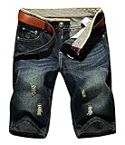 LATUD Men's Casual Denim Short