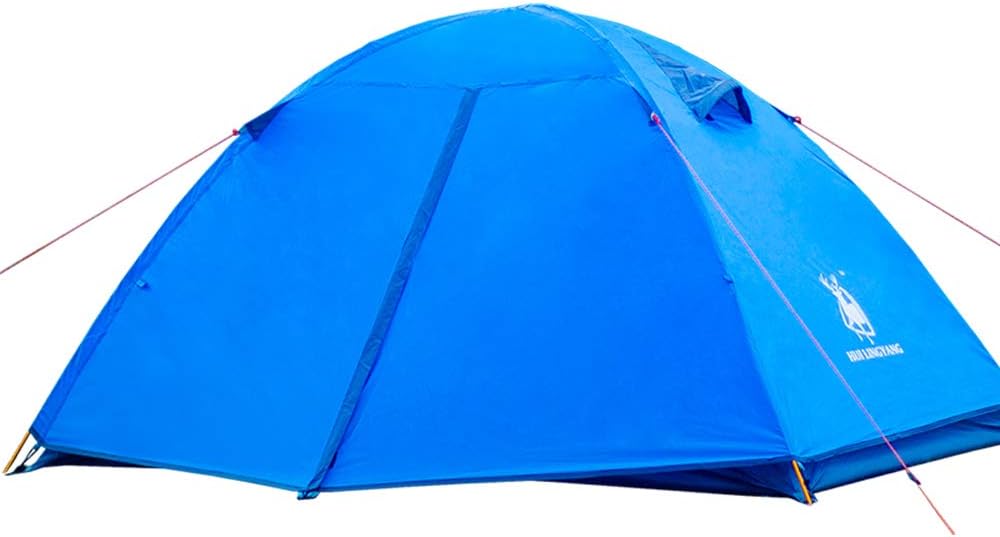 Outry Camping Tent, 2 Person Double Layer Aluminum Poles Lightweight Waterproof Outdoor Hiking Tent for Outdoor Traveling Backpacking