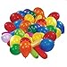 amscan 115914 Assorted Shapes Latex Balloons | Pack of 25 | Party Décor , Multicolor, 11 in