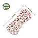 Honey Molly 5 Pack 100% Organic Cotton Burp Cloths for Baby Girls, Floral Pattern Design Burping Rags Absorb Drools & Spit Ups While Keeping Your Clothes Dry, Hypoallergenic, Soft, & Absorbent