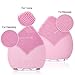 SUNMAY Sonic Facial Cleansing Brush and Anti-Aging Massager with Memory Function Upgraded Version, Exfoliating Pore Minimizer to Smooth Skin for a Radiant Clear Complexion (Honeysuckle Pink)