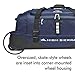 High Sierra Pathway 36-Inch Wheeled Drop-Bottom Duffel - Extra-large Rolling Duffel Bag with Wheels - Men's Wheeled Duffel Bag with Retractable Handle