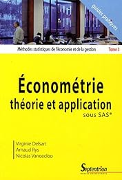 Économétrie, théorie et application sous SAS®