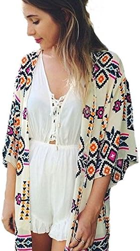 New Women's Sexy Bohemian Floral Cover up Beachwear Bikini Dress Swimsuit