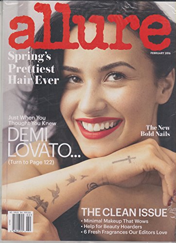 Allure February 2016 Just When You Thought You Knew Demi Lovato...