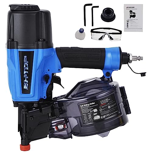BHTOP Siding Nail Gun, 15Degree Coil Siding Fencing Nailer, 11/2 inch