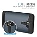 MoKo ASUS Zenfone 2 Laser Case - [Scratch Resistant] Armor Series Dual Layer Protection - Bumper Cover for ASUS Zenfone 2 Laser (ZE550KL / ZE551KL) 5.5 Inch Smartphone 2015 Release, INDIGO