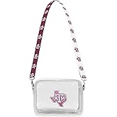 Littlearth Womens NCAA Clear Fanny Fan Purse With Team's 3D Logo