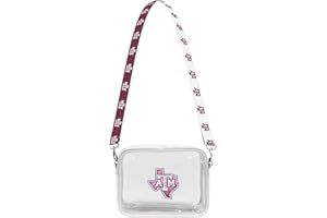 Littlearth NCAA Clear Fanny Fan Purse with 3D Logo