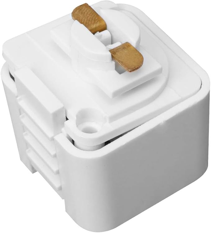 Mobestech Track Light Fixture 2 Wire Track Lamp Connector Adapter Rail