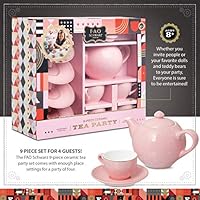 ceramic tea set for girl
