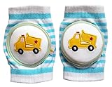 Crawlings Boy's Dump Truck Knee Pads One Size Pool Blue