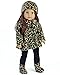 18 Inch Doll Clothes Outfit, 4 Pc. Animal Print Outfit of Leggings, Doll Jacket, Hat & Doll Boots Fits 18 Inch American Girl Dolls, Complete Set of Leggings, Doll Coat, Doll Hat & Matching Boots