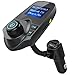FM Transmitter, iRainy Wireless In-Car FM Transmitter Radio Adapter Car Kit with 1.44 Inch Display and USB Car Charger