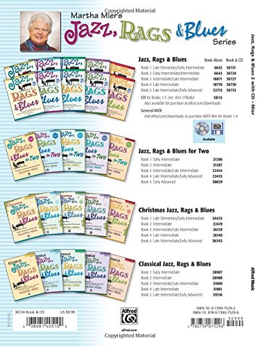 Jazz, Rags & Blues, Bk 2: 8 Original Pieces for the Early Intermediate to Intermediate Pianist, Book - //medicalbooks.filipinodoctors.org