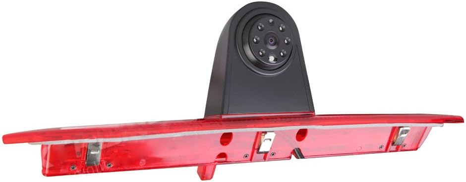 Third Roof Top Mount Brake Light Brake Light Rear Backup Reversing Camera With 7 inch Dash Mounted Monitor for Ford Transit Jumbo F150 / F250 / F350 - Image 3