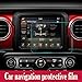 JeCar Media Center Protective Film Compatible with Jeep Wrangler JL 2018-2023 U-connect 8.4