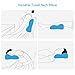 HOMIEE Travel Pillow 100% Pure Memory Foam Neck Pillow, Airplane Travel Kit with Earplugs, 3D Eye Mask, Portable Storage Bag, Comfortable Breathable Cover Machine Washable Pillow Case