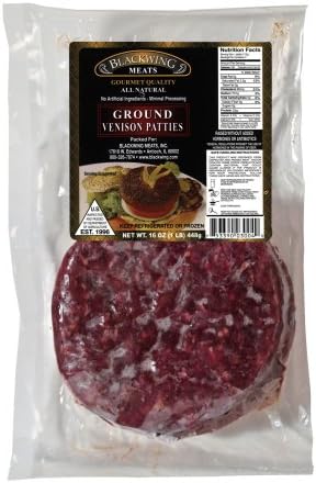 20/4oz Venison Patties