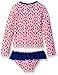 Tommy Bahama Girls' Geometric Rash Guard Set