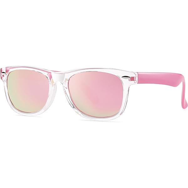 Pro Acme Kinder Sonnenbrille Jungen Mädchen polarisierte Sport-Sonnenbrille flexible unzerbrechlich Baseball Shades für Kinder Alter 3-10