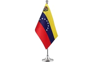 GENTLEGIRL Venezuela Flag Venezuelans Flag Table Flag,Desk Flag,Office Flag,International World Country Flags Banners,Festival Events Celebration,Office decoration,Desk,home decoration