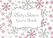 Baby Shower Guest Book: Pink Baby It's Cold Outside Advice for Parents and Gift Log by M2MParty Designs