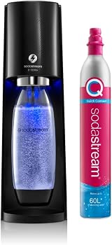 Sodastream Electric Terra Sparkling Water Maker 60L CO2 Quick Connect Black