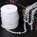 99FT Acrylic Plastic Clear Beads String for Chandelier Curtains for Doorways Decoration