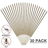 YASSUN Mosquito Repellent Sticks Natural Insect Repellent Incense Sticks - Eco Friendly,Outdoor Garden Effective Pest Control for Kids,Adults,Plants &Beasts,30 Pack