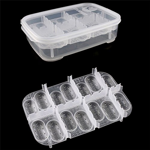 Reptiles Lizard Eggs Incubator Tray Eggs 14 Grids Hatcher Box Gecko Snake Bird Amphibians Hatching Case Breeding Tools Box - Thumbnail 2