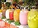 Mexican Clear Vitrolero with Lid, 5 Gallon Jug for Aguas Frescas, Juice, Sun Tea, or other Beverages with Lid, 20 L Clear, BPA-Free Food-Grade Plastic Container for Parties, Reusable