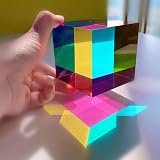 ZhuoChiMall CMY Mixing Color Cube The Original Cube 40mm Acrylic view 7