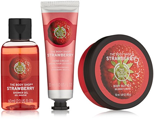 The body shop strawberry beauty bag