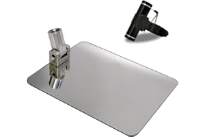 GLOBAL CARE MARKET Under Vehicle Inspection Security Mirror – Large Under Car Search Mirror Couple to 3/4-in Extendable Threaded Poles for Check on Checkpoints, Airports, Hotels, Clubs, Police Sheriff and Milita Base