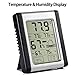 Braole Indoor Thermometer, Digital Hygrometer, Thermo-Hygrometer Temperature Humidity Gauge Meter Indicator with Min/Max Records for Home, Office, Greenhouse,Room,Etc
