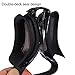 qiteng Swimming Goggles + Swim Cap + Case + Nose Clip + Ear Plugs Swim Goggles Anti Fog UV Protection for Adult Men Women Youth Kids Black