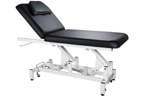 GreenLife 2 German Motors cUL Certified Electric Lift Massage Table with Bed-Side Control/Hand Remote,Heavy Duty Medical Trea
