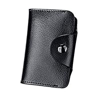 Kerocy Leather Aluminum Wallet RFID Blocking Pocket Holder Credit Card Case (Black)
