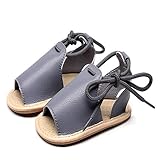 Bebila Open Toe Baby Sandals Summer Lace Up Baby