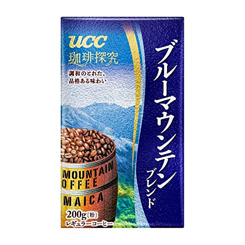 珈琲探究 UCC 珈琲探求 ブルーマウンテンブレンド レギュラーコーヒー(粉) 真空パック 200g レギュラー(粉)商品画像