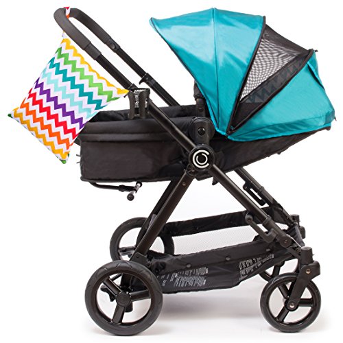 image for UMLIFE Baby Wet and Dry Cloth Diaper Bags Waterproof Nappy Organizer B