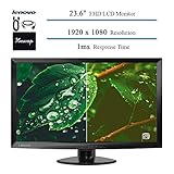 2020 Lenovo 23.6 LED Backlit LCD Monitor for