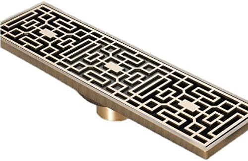 4 Inch Brass Floor Drain with Removable Bronze Drain Cover