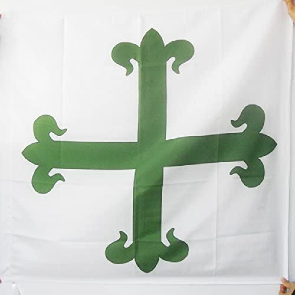 AZ FLAG - Order of St. Benedict of Avis Flag - 3x3 Ft - 100% Polyester Imperial Saint Benedict Banner with Sleeve - Fade Resistant - Vivid Colors - 3' x 3' Feet - 90x90 Cm